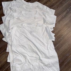 Hanes white undershirts